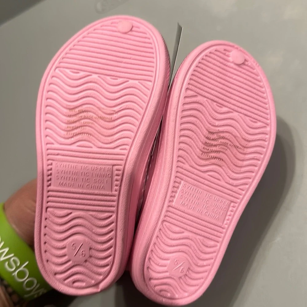 CHATTIES GIRLS TODDLER UNICORN WATER SHOES: PINK: NWT: SZ 5/6